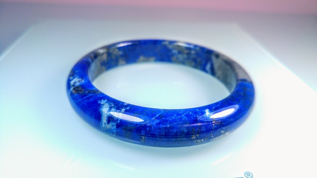 Lapis - Lazuli Bracelet - Height: 60 cm - Width: 13 mm- 62 g #4.3