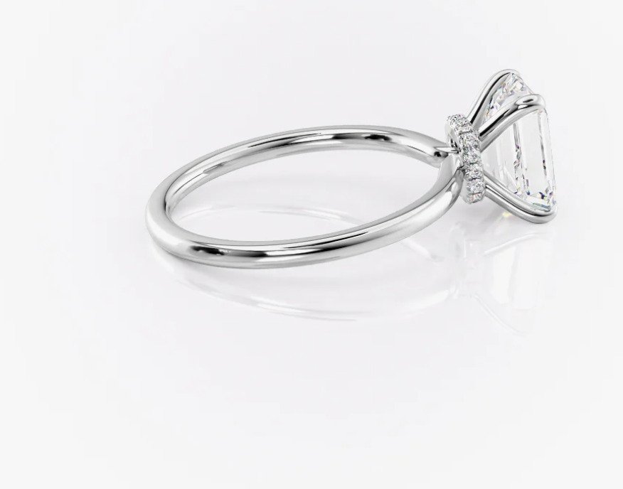 Δαχτυλίδι αρραβώνων - 14 καράτια Λευκός χρυσός - 1.10ct. tw. Διαμάντι (Φυσικό) - Διαμάντι - 1.10CTW!! #4.3
