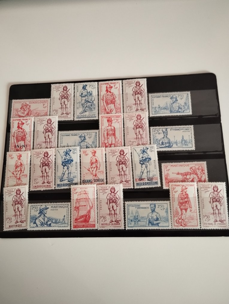 法國－殖民地（一般問題）  - 法国殖民地邮票 #1.0