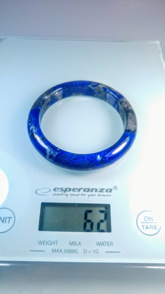 Lapis - Lazuli Bracelet - Height: 60 cm - Width: 13 mm- 62 g #3.2