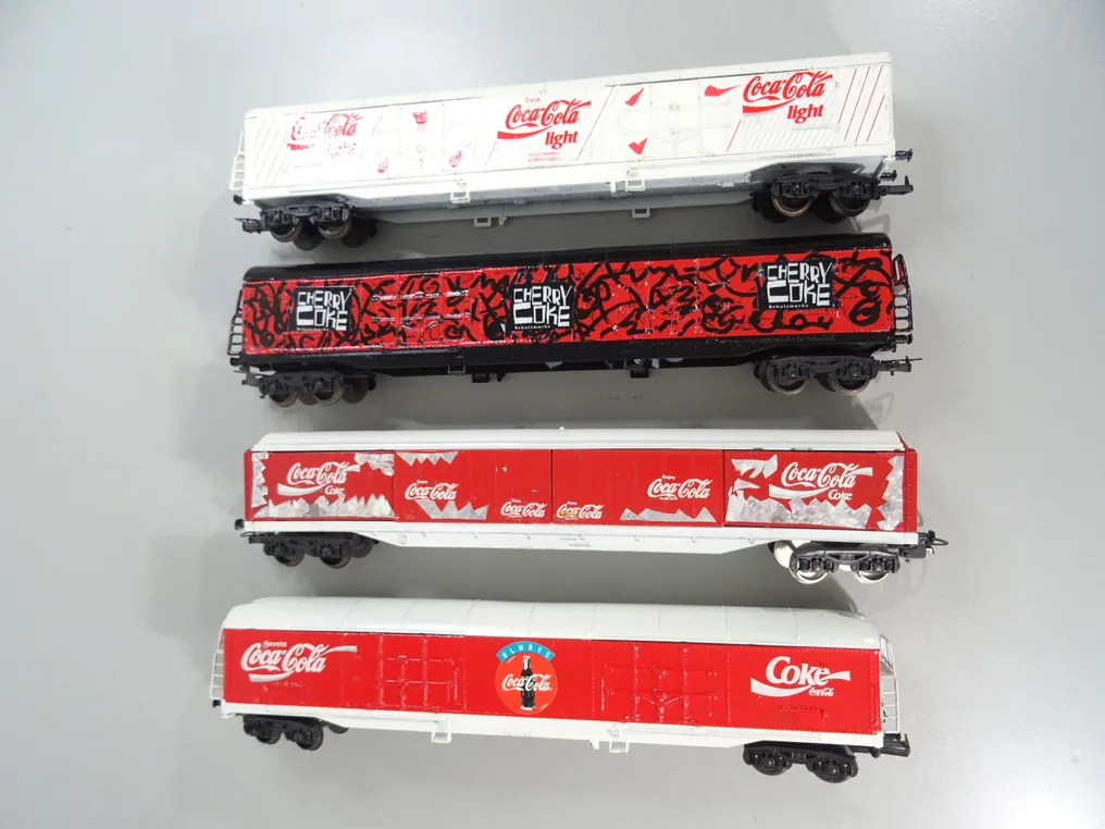 Lima H0 - Σετ τρένων (4) - 4 μεγάλοι χώροι φορτίου Coca Cola #1.0