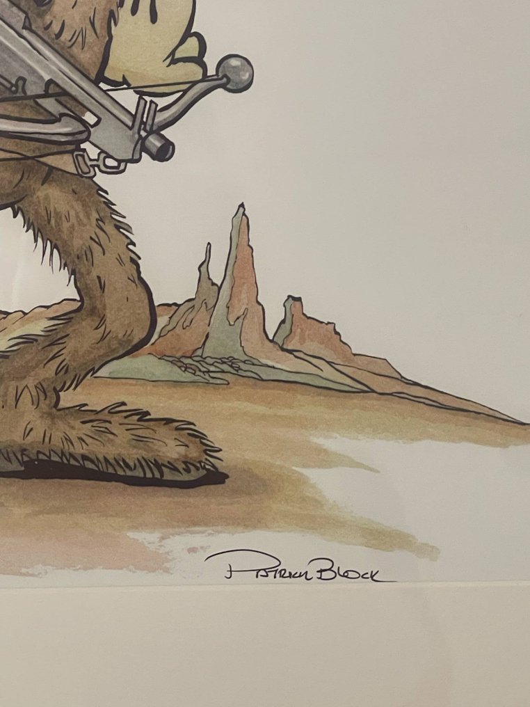 Patrick Block - signed, numbered and framed print - Goofbacca #2.1