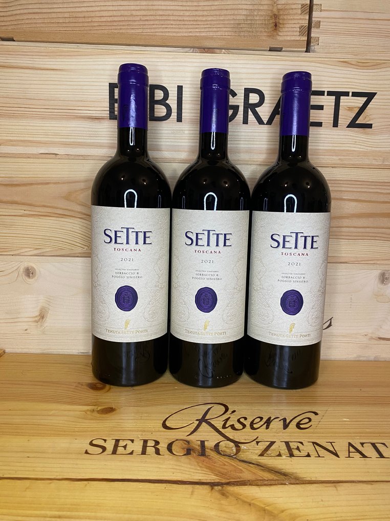 2021 Tenuta Sette Ponti, Sette - Tuscany - 3 Bottles (0.75L) #4.3