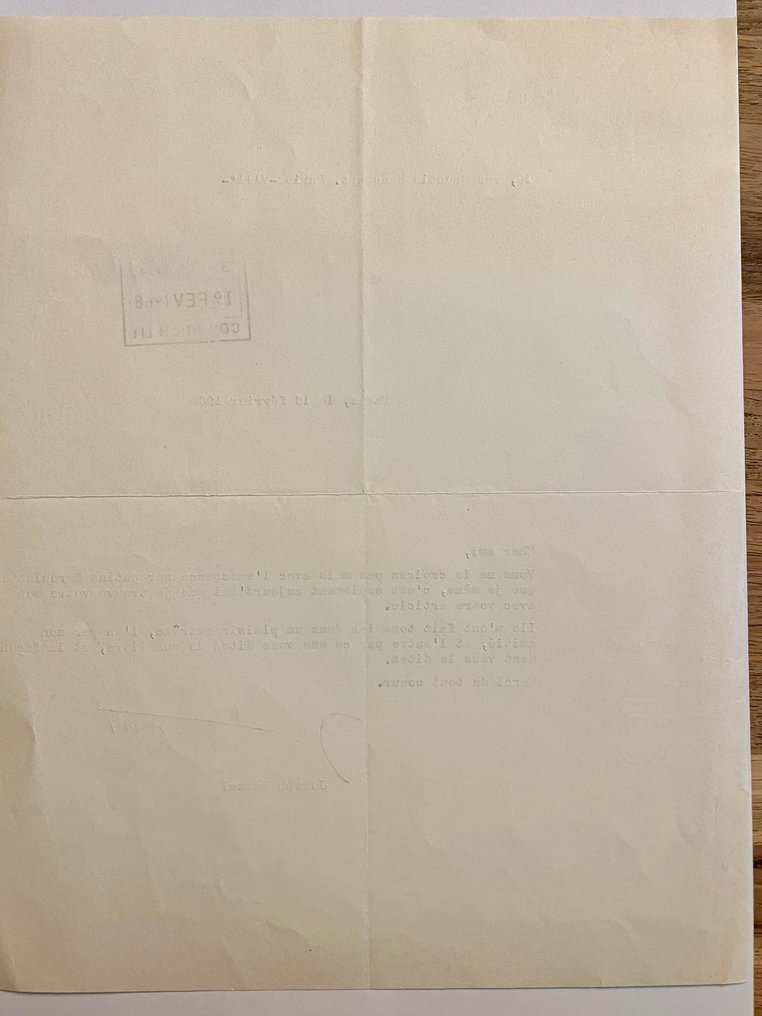 Joseph Kessel - Lettre dactylographiée signée à Christian Melchior Bonnet - 1968 #3.2