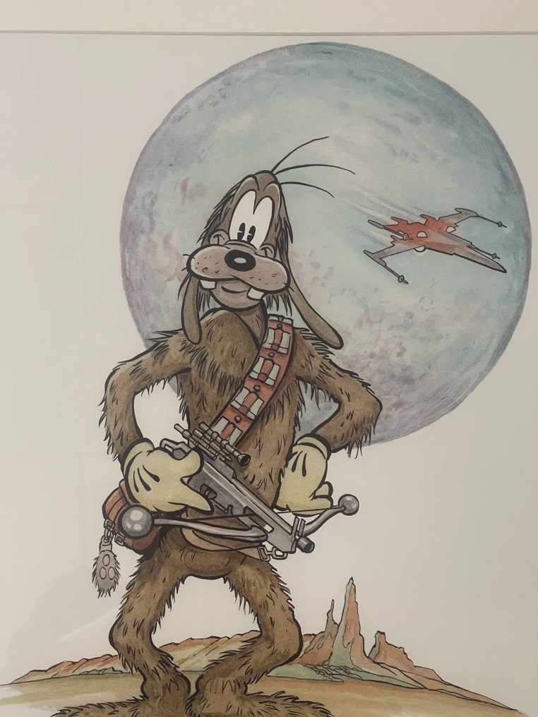Patrick Block - signed, numbered and framed print - Goofbacca #4.3