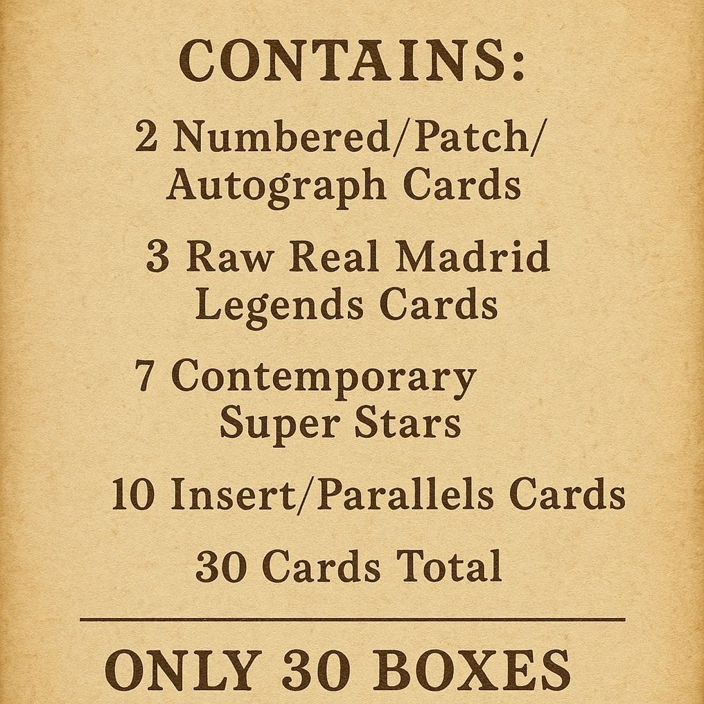 CollectorsHub Cristiano Ronaldo, Zinedine Zidane, Kylian Mbappé Numbered parallel, Autographed card, Insert card Mystery box - Near Mint (NM) #2.1