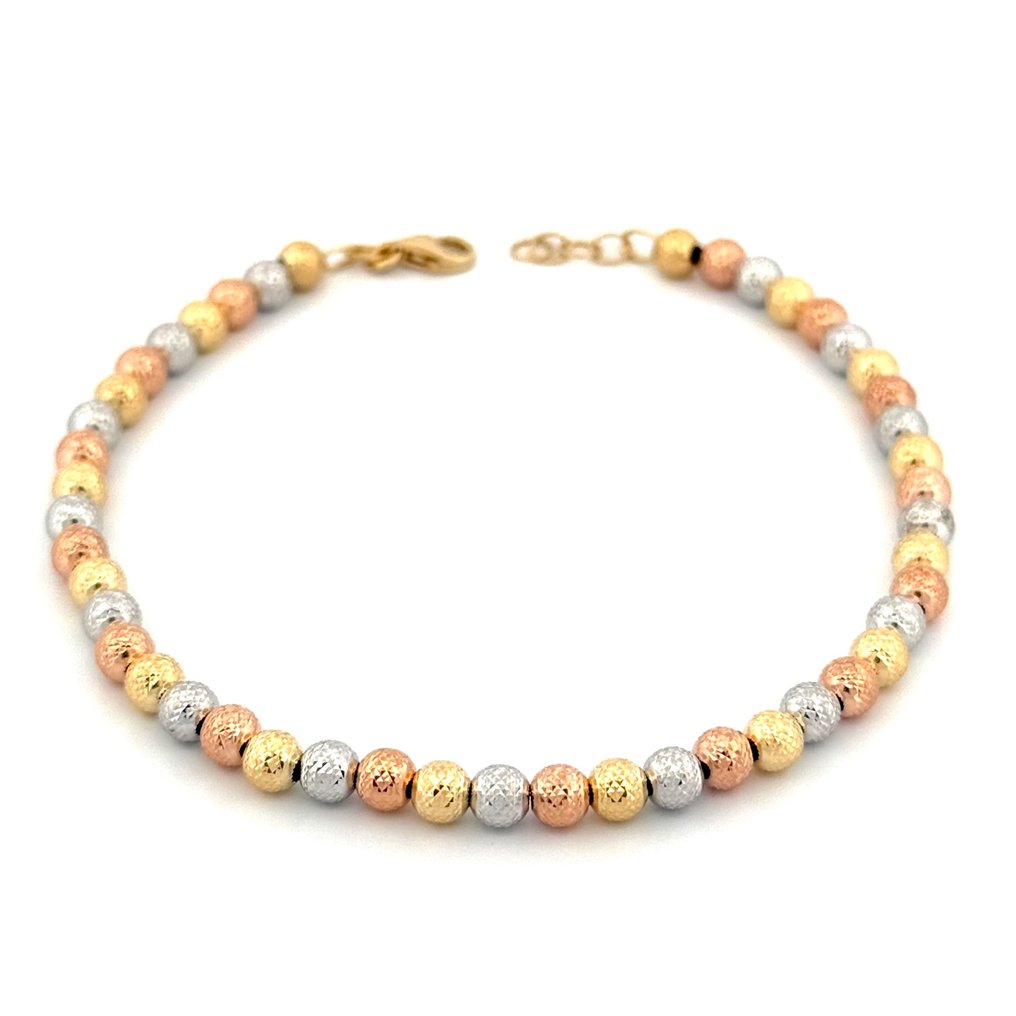 Handmade - Bracciale - 2.9 g - 18 carati Oro giallo, Oro bianco, Oro rosa - Gold Art #1.0