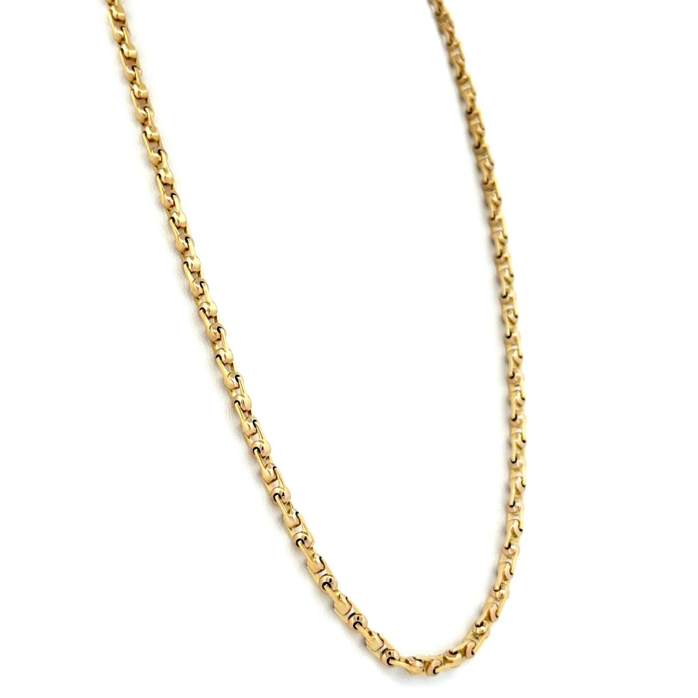 Halsketting - 18 karaat Geel goud - Solid Chain - “Fulkro” #2.1