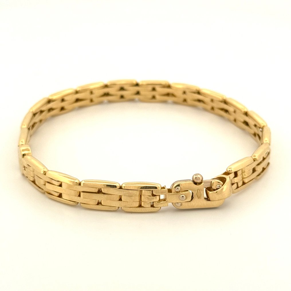 手鈪 - 18 克拉 黃金 - Full-Link 手链 #3.2