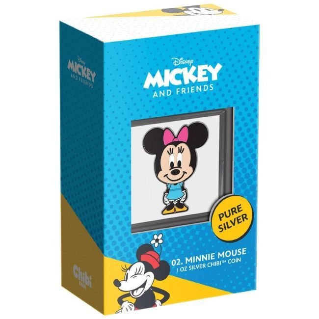 Niue. 2 Dollars 2021- Disney Minnie Mouse Chibi Coin Collection #3.2