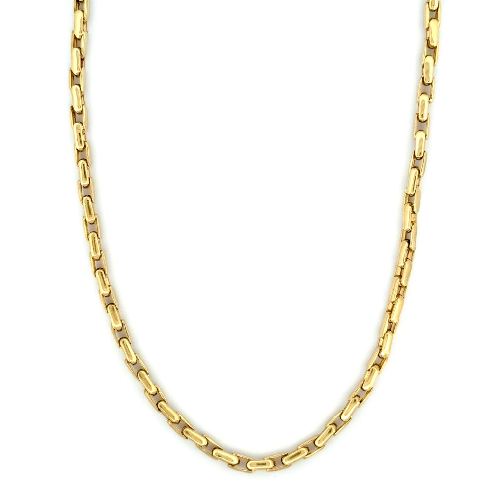 Collier - 18 carats Or jaune - Chaîne solide - “Fulkro” #4.3