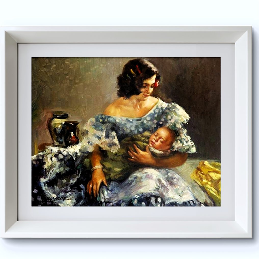 Antonio García Sanz (1912-1958) - Maternidad cordobesa #1.0