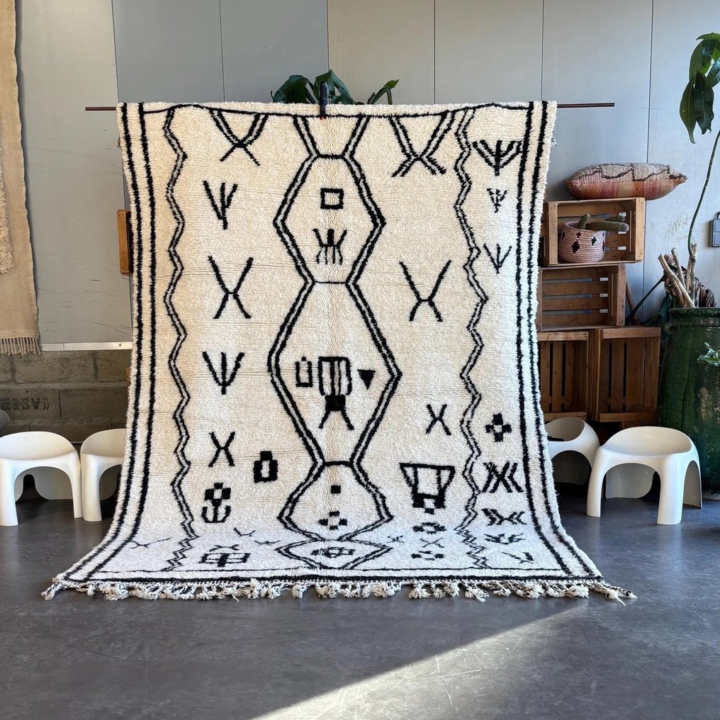 Marokkansk Beni Ourain ulltepp - Teppe - 300 cm - 200 cm #1.0