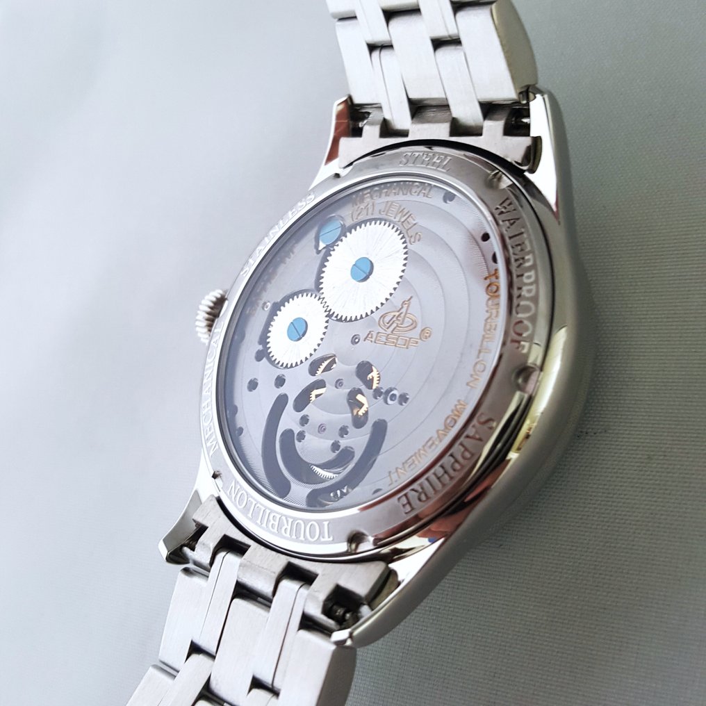 Aesop - TOURBILLON - Diamond - Sapphire - Guilloché - Unique Flying - New - No Reserve Price - Men - 2025 #4.3