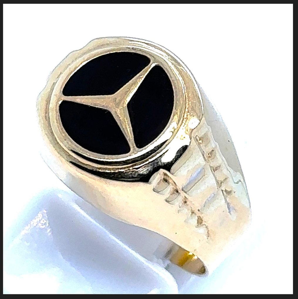 14K包金 - 黄金 - 戒指 - 梅赛德斯设计戒指 RS52 #2.1