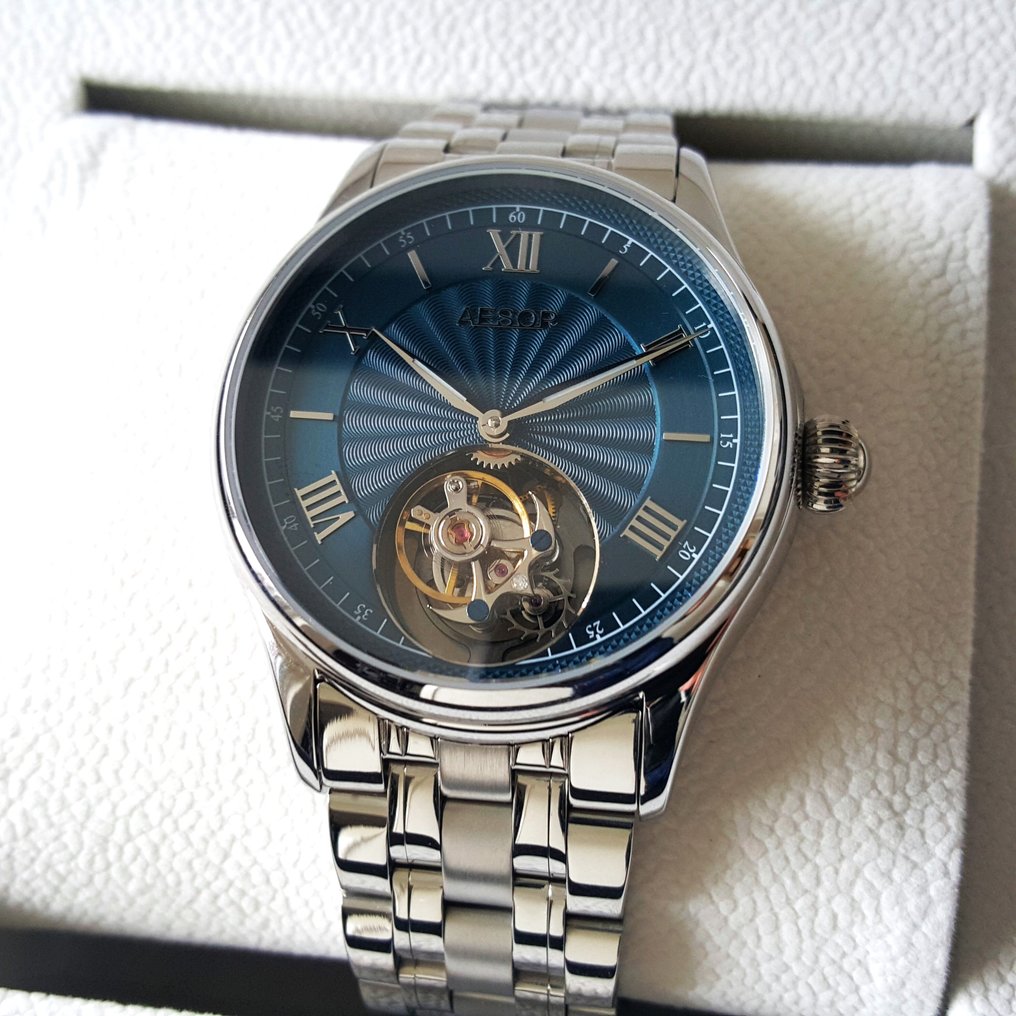 Aesop - TOURBILLON - Diamond - Sapphire - Guilloché - Unique Flying - New - No Reserve Price - Men - 2025 #2.1