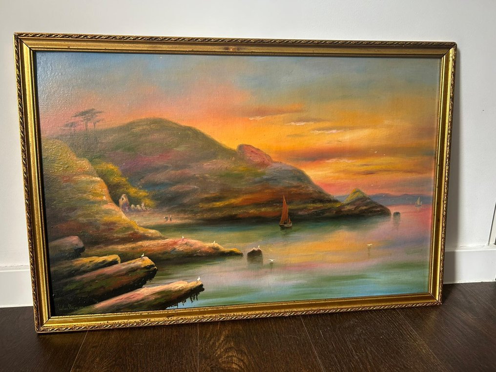 William Pitman (XIX-XX) - Cliffside View #1.0