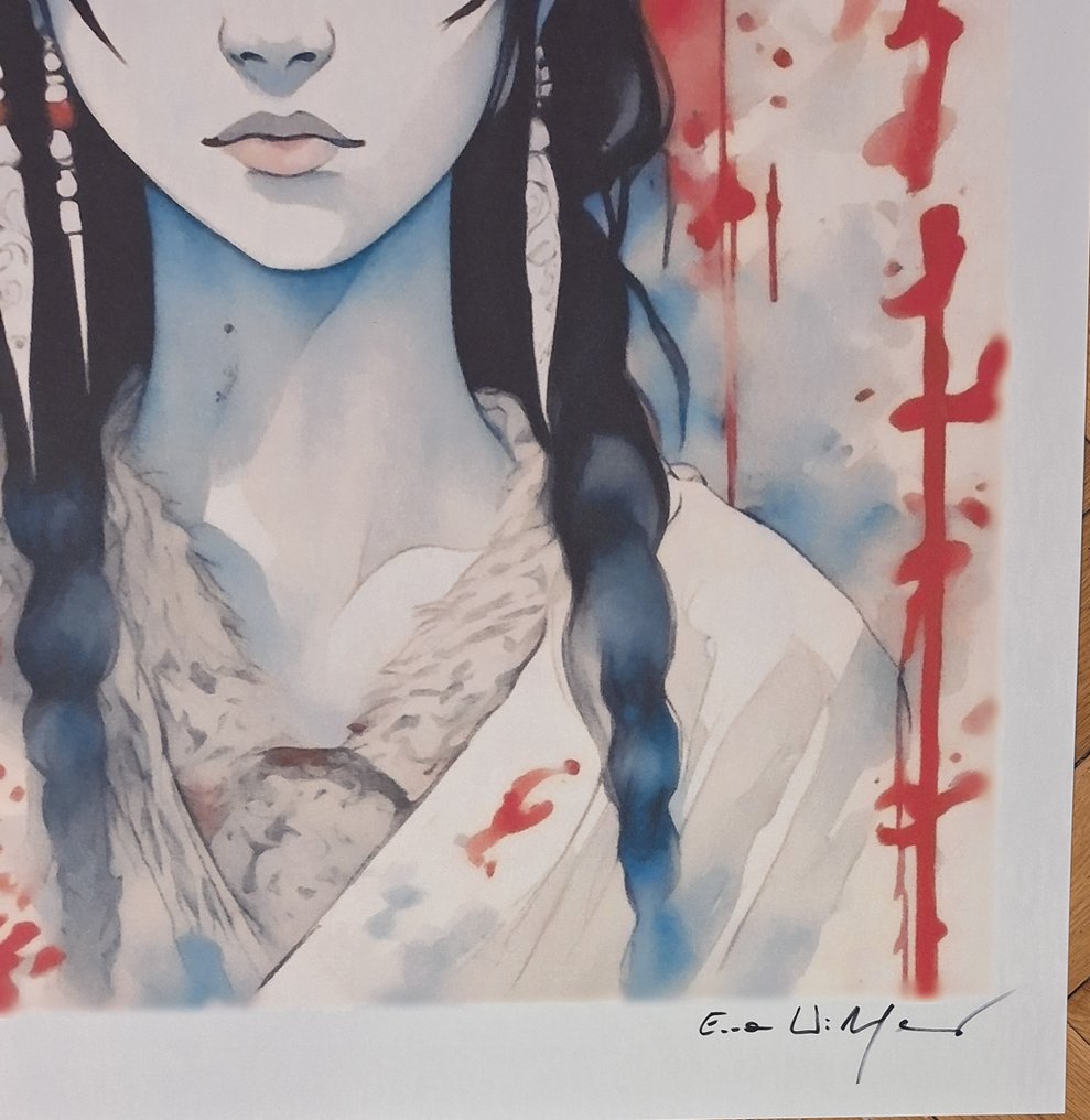 Emma Wildfang - Princess mononoke - Watercolor and pencil edition - Large size #2.1
