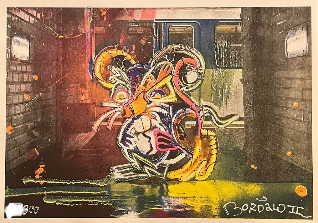 Bordalo II (1987) - Lighted Rat #1.0