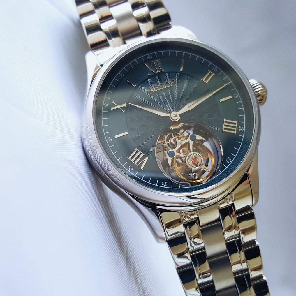 Aesop - TOURBILLON - Diamond - Sapphire - Guilloché - Unique Flying - New - No Reserve Price - Men - 2025 #1.0