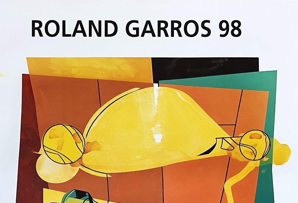 Hervé Télémaque - Originalplakat - Roland Garros 1998 #4.3
