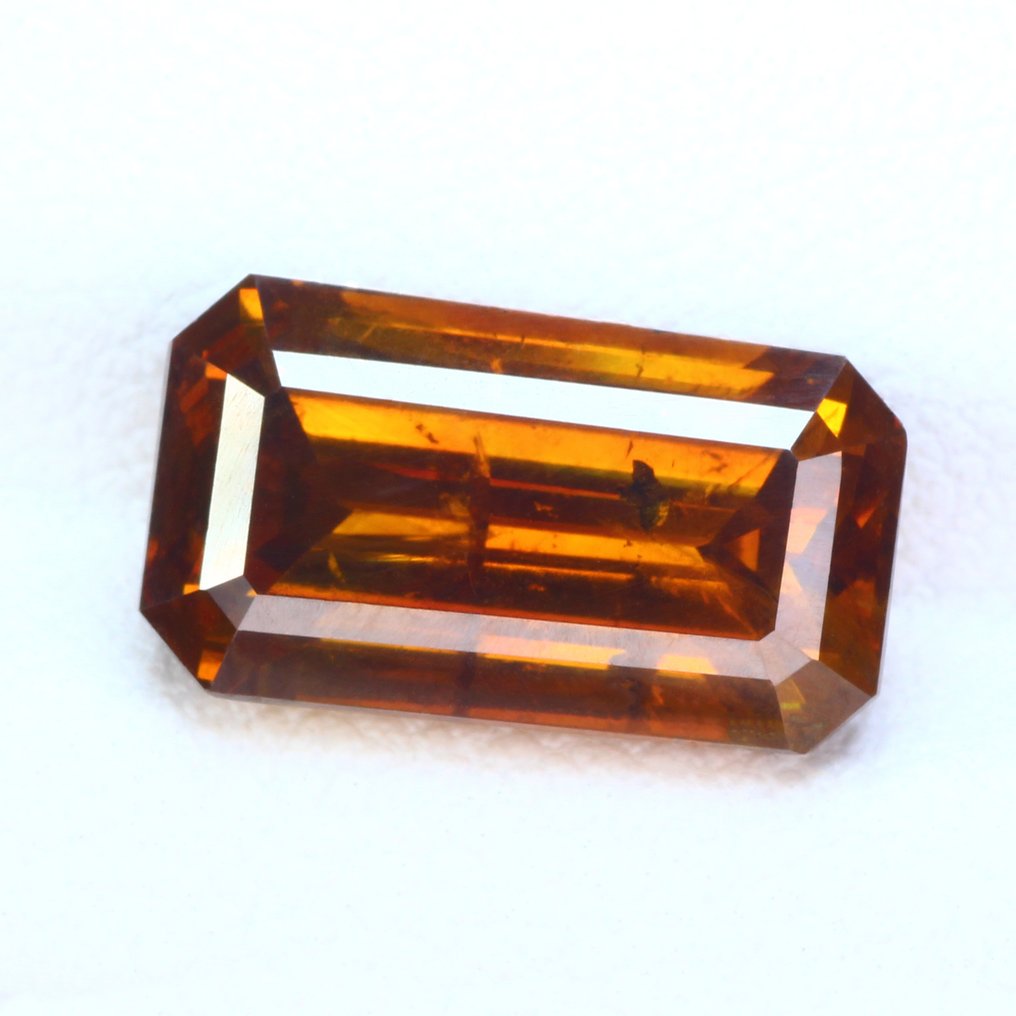 Gelb, Orange Sphalerit - 5.66 ct - International Colored Gemstone Association (ICA GemLab) #4.3