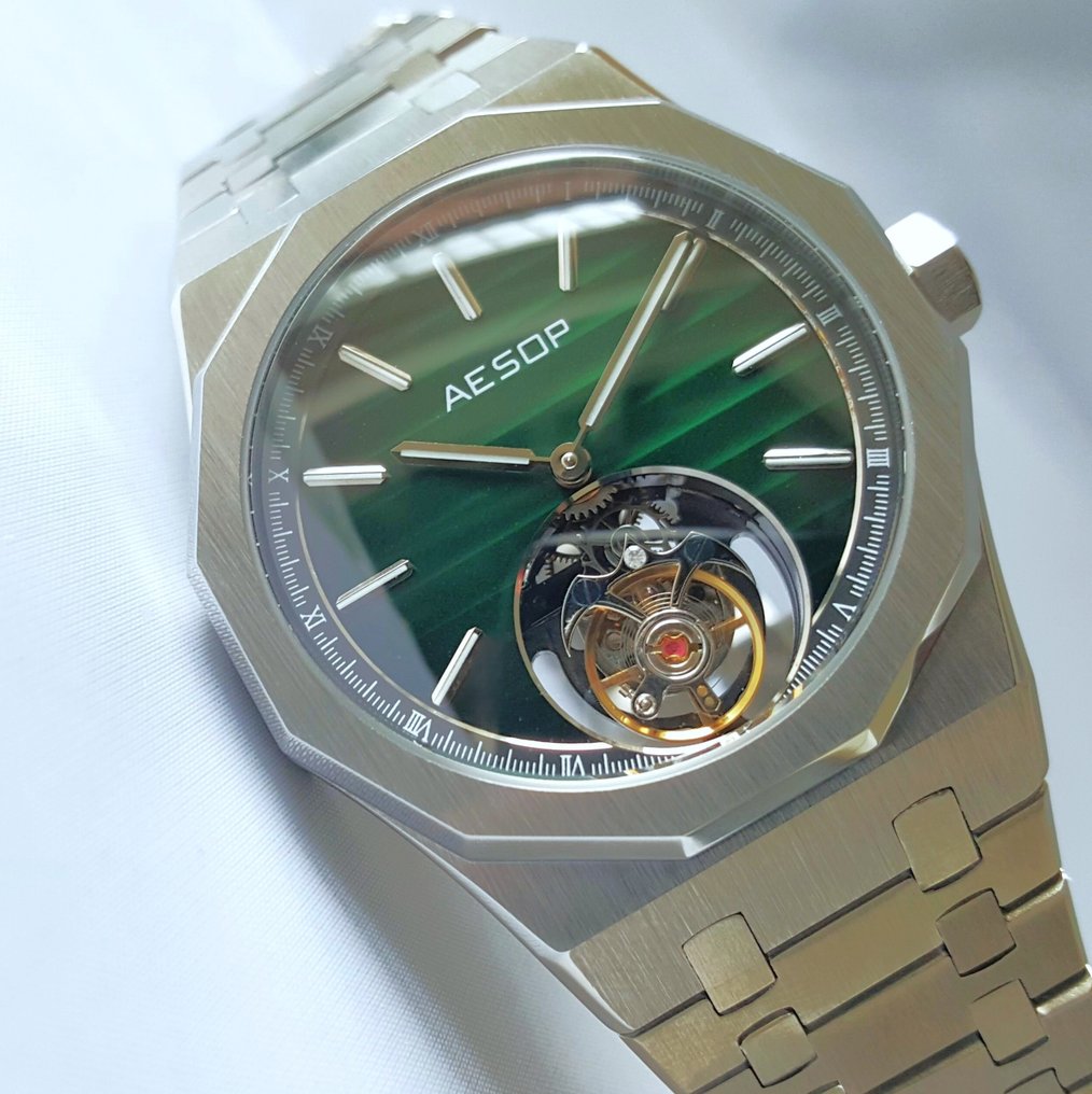 Aesop - TOURBILLON - Diamond - Swiss - Unique Flying - Sapphire - New - Men - 2025 #1.0