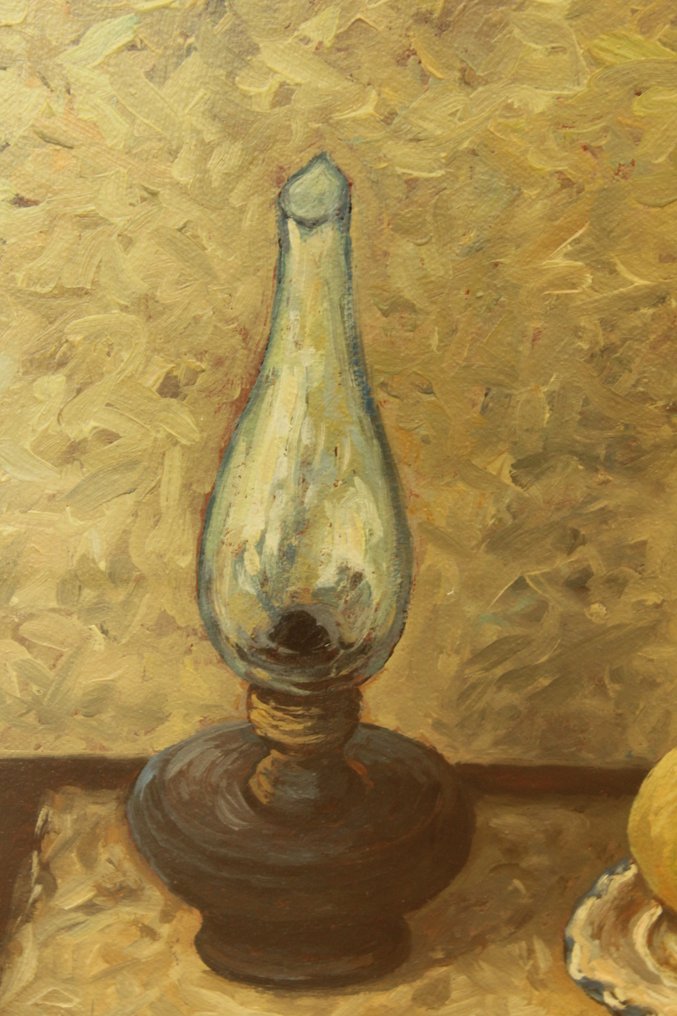 Nino Caffè (1908-1975) - Natura morta con lanterna #3.2