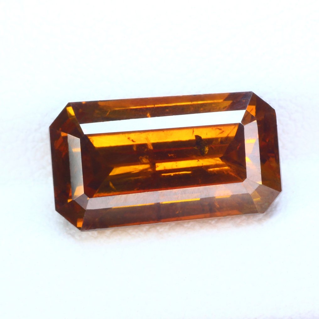 Gelb, Orange Sphalerit - 5.66 ct - International Colored Gemstone Association (ICA GemLab) #3.2