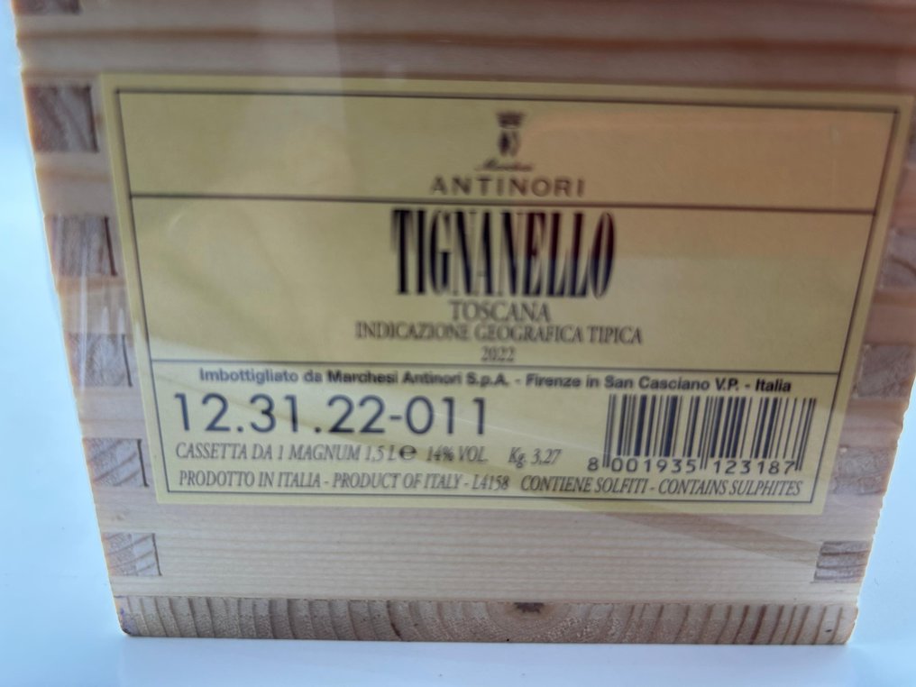 2022 Marchesi Antinori, Tignanello - Toscane IGT - 1 Magnum (1,5 L) #1.0