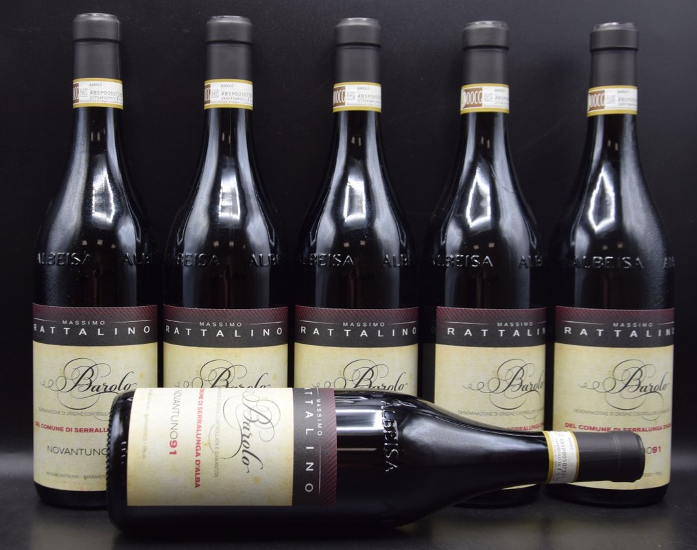 2015 Massimo Rattalino "91" Serralunga d'Alba - Barolo - 6 Flasker (0,75 L) #3.2