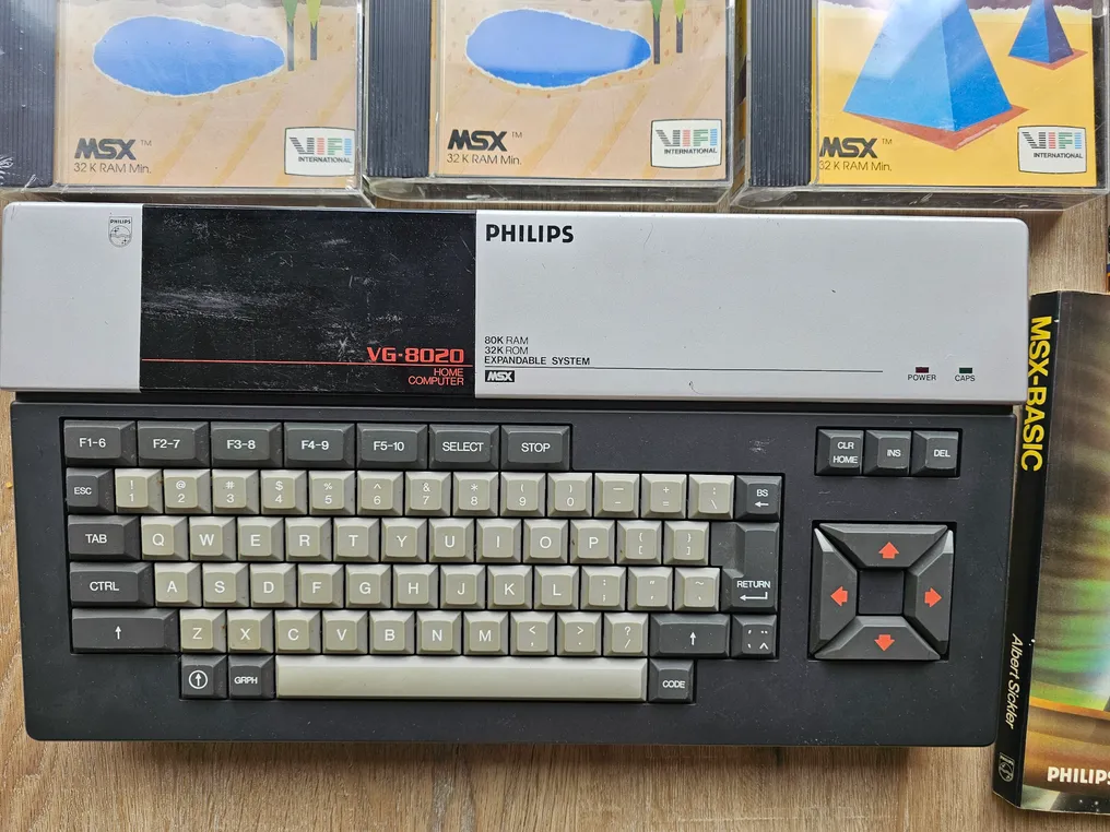 Philips, Konami - MSX - Philips MSX + 20 games + 2 controllers - Video game console + games - Without original box #1.2