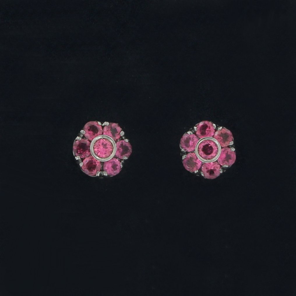 Pasquale Bruni - Boucles d'oreilles - 18 carats Or blanc Rhodolite #2.1