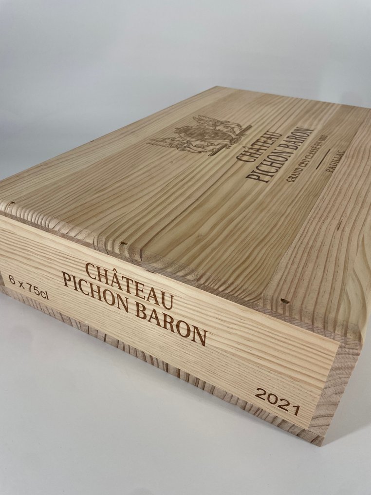 2021 Chateau Pichon-Longueville au Baron de Pichon-Longueville - Bordeaux, Saint-Julien 2ème Grand Cru Classé - 6 Bottiglie (0,75 L) #3.2