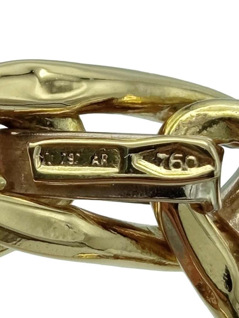 手鈪 - 18 克拉 黃金, 白金 #3.2