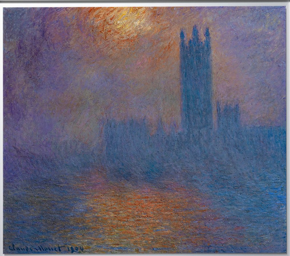After Claude Monet (1840-1926) - London, Houses of Parliament #1.0