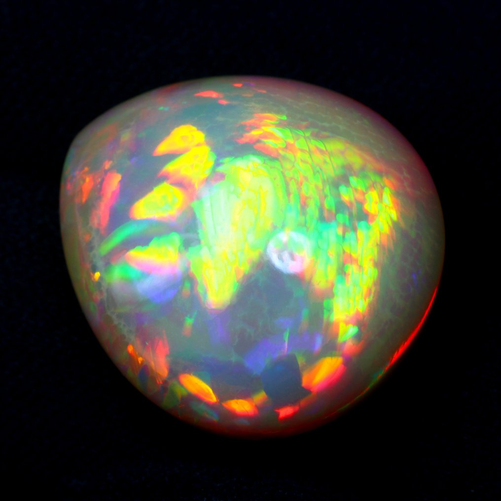 Marrone Opale  - 34.66 ct - International Gemological Institute (IGI) - Finitura con schema a nido d'ape #1.0