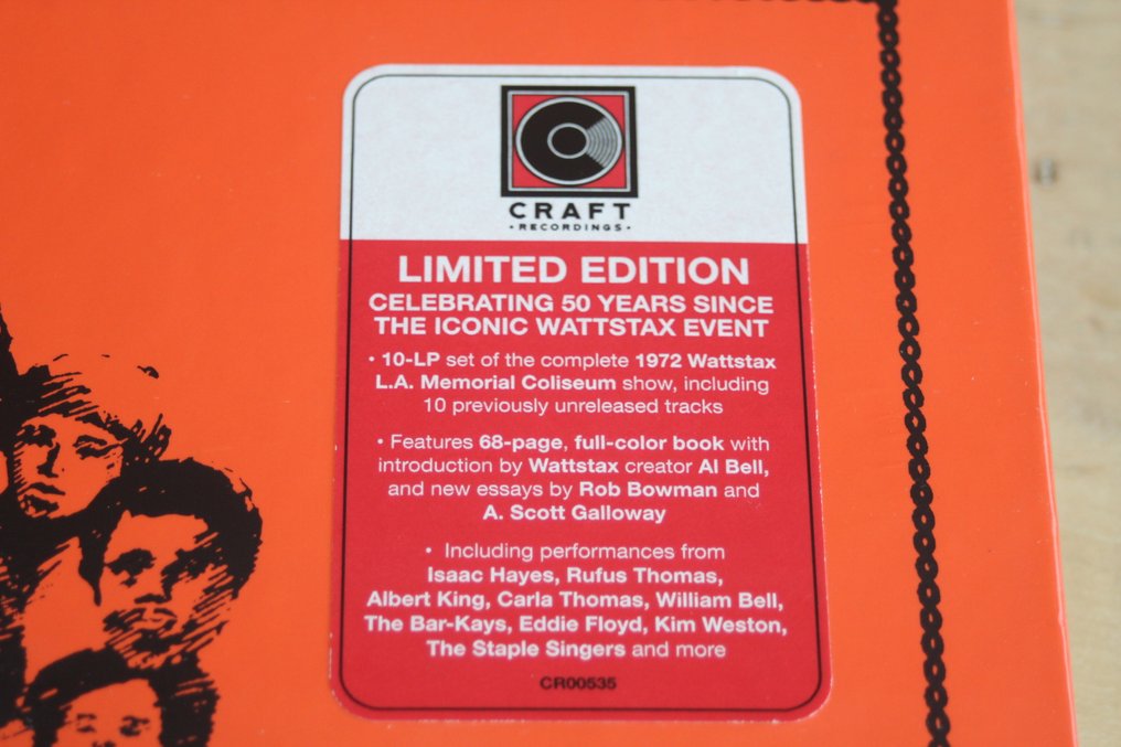 Various Artists/Bands in Soul - 10LP - Wattstax ‘72 The Complete Concert - LP 套裝 - 2023 #1.0
