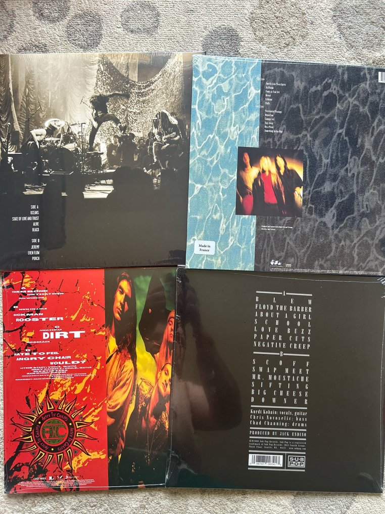 Nirvana, Pearl Jam, Alice in Chains - 4 x Album - Modern Pressings, Great Grunge Collection (Sealed) - LP Albums (multiple items) - 2011 #2.1