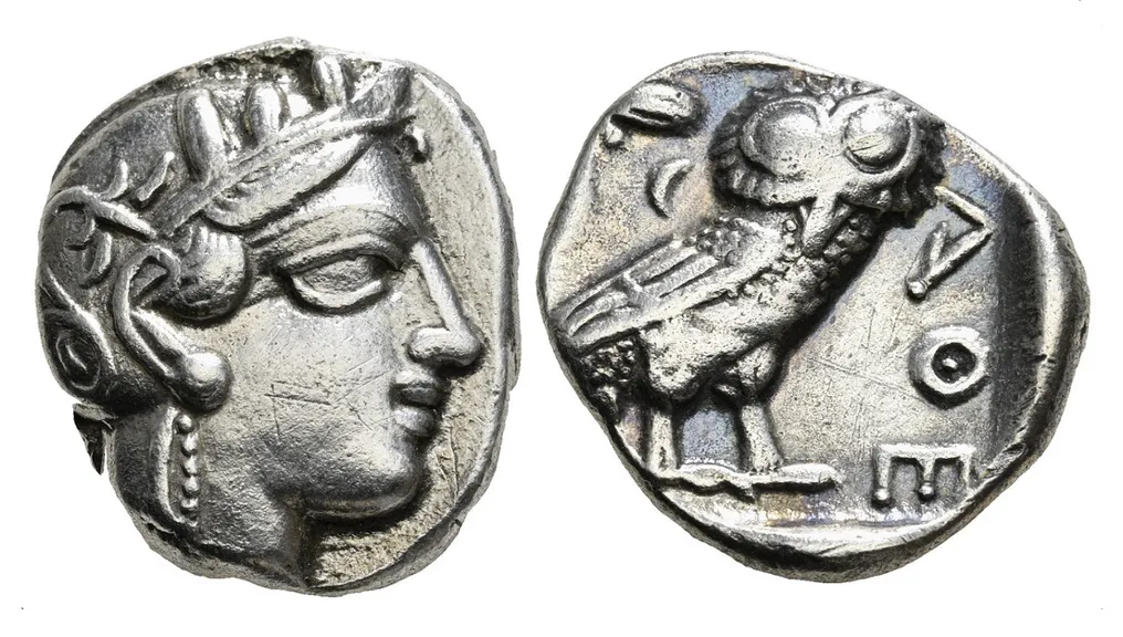 Attica, Athens Tetradrachm 454-404 BC #3.2