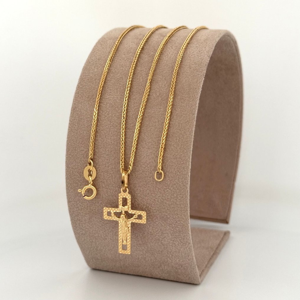 没有保留价 - Handmade - 项链 - 2.7 g - 18K包金 黄金 #1.0