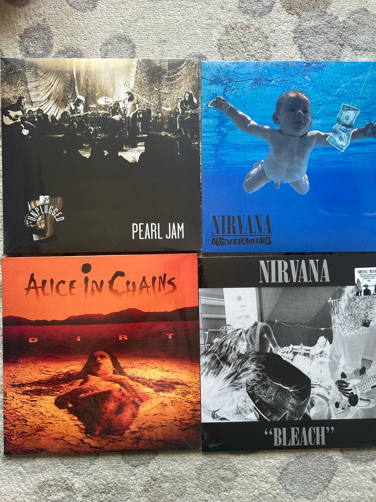 Nirvana, Pearl Jam, Alice in Chains - 4 x Album - Modern Pressings, Great Grunge Collection (Sealed) - LP Albums (multiple items) - 2011 #3.2
