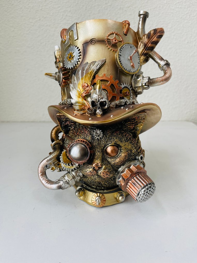 signed S.BURU-"CAT ALICE IN WONDERLAND" - Αξεσουάρ κατοικίδιων #1.0