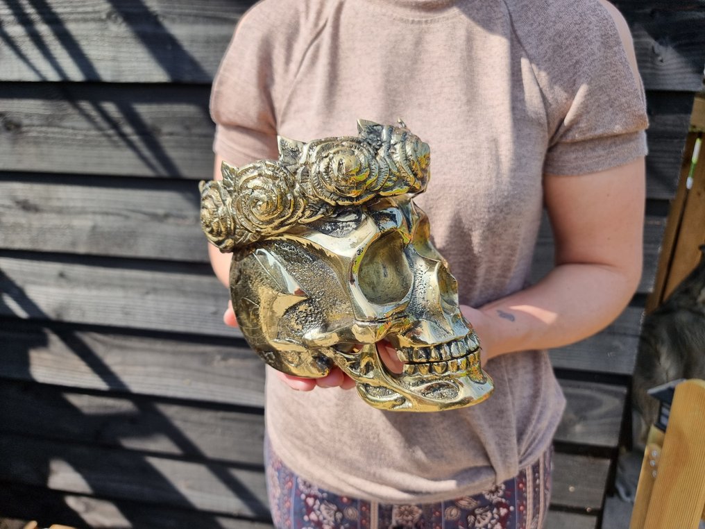 Figure - Rose Skull - Laiton #1.0