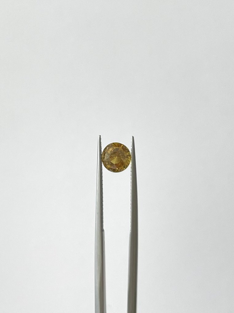 1 pcs Gul, Brun Safir - 1.76 ct - Instituto Gemólogico Español (IGE) #4.3