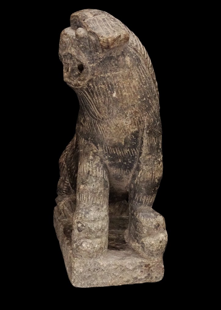 Αρχαία Κινέζικη - Λέων από πέτρα - Σκύλος του Φώ - Δυναστεία Qing - 19ος αιώνας  (χωρίς τιμή ασφαλείας) #4.3