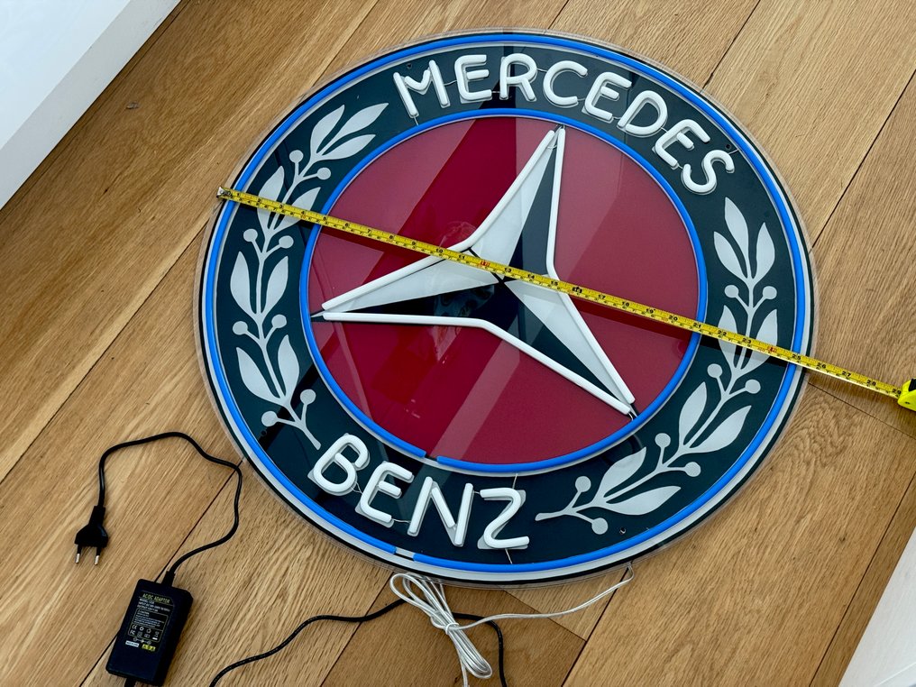 Sign - Mercedes-Benz - Neon Illuminated Lighted Sign Lightbox #4.3