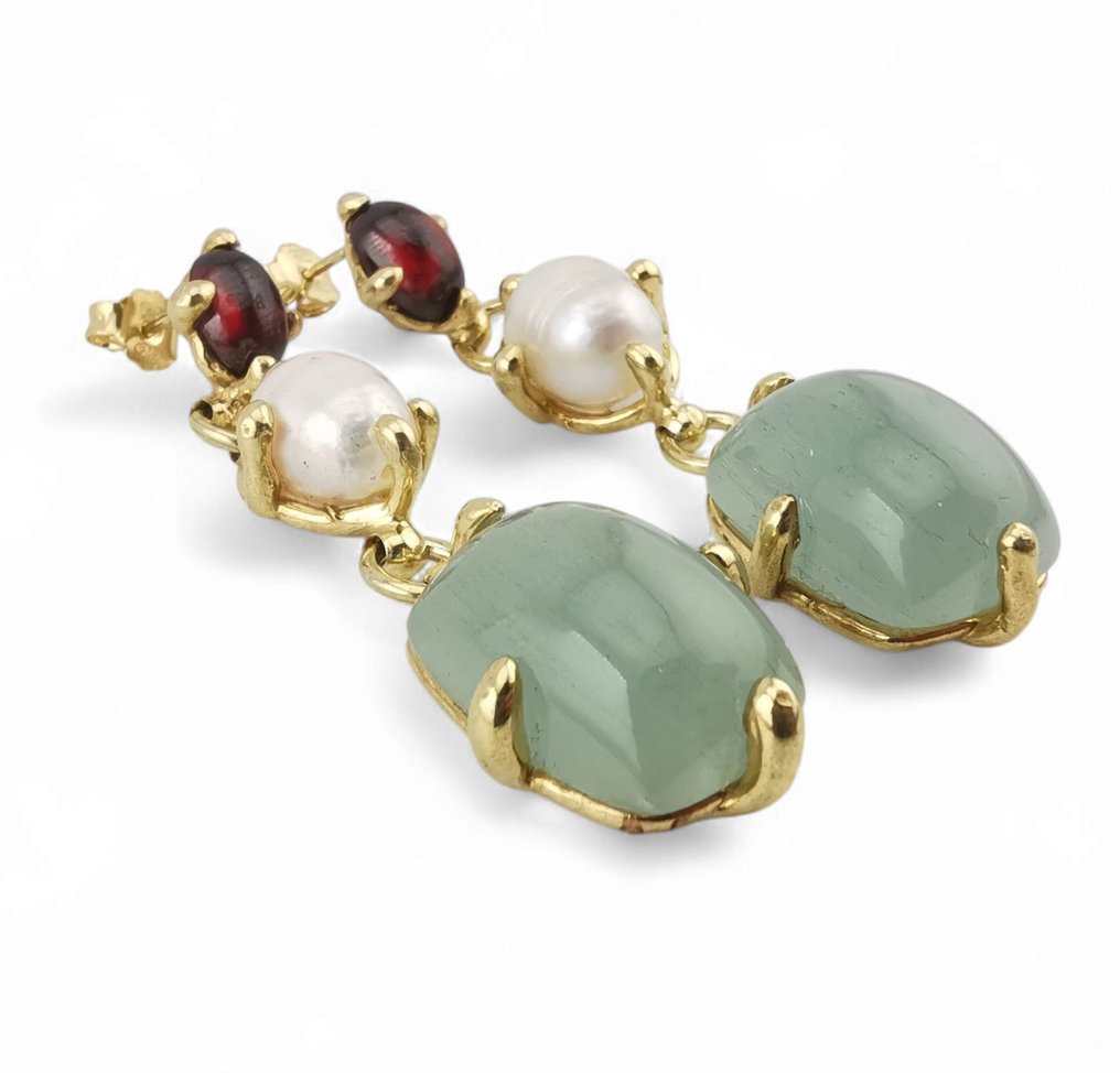 Perle - Argento 925 - Øreringe - perle barocche #1.0