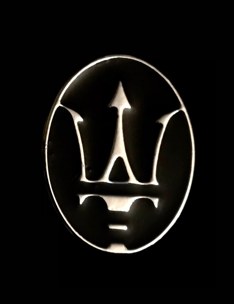 Ένα εκπληκτικό ζευγάρι 925/000 ασημένιας επένδυσης, MASERATI, Ιταλικά, κρίκοι μανικετόκουμπα, με το - Μανικετόκουμπα #2.1