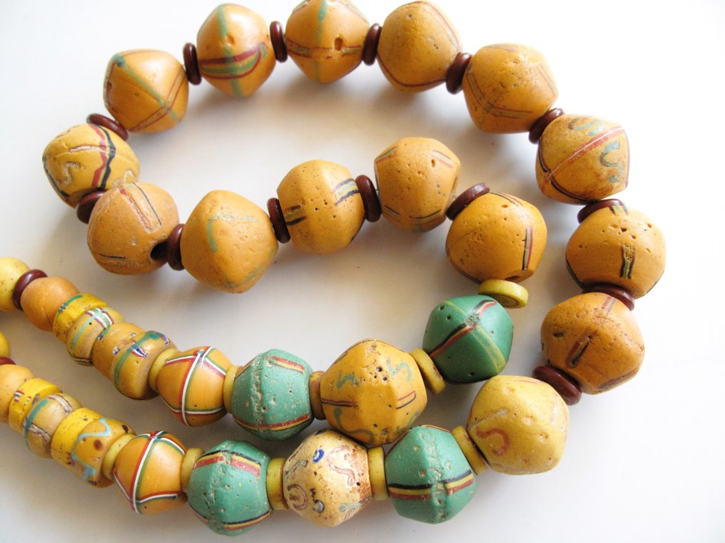 阿坎 玻璃 Beads, 复古穆拉诺王珠  (没有保留价) #1.0